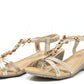 Wooden Look Charm Sandal