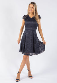 Spotted Lace Dress