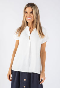 Coconut Button Blouse