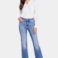 Blake High Rise Slim Flare Medium Blue Premium Denim