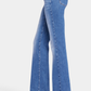 Blake High Rise Slim Flare Medium Blue Premium Denim