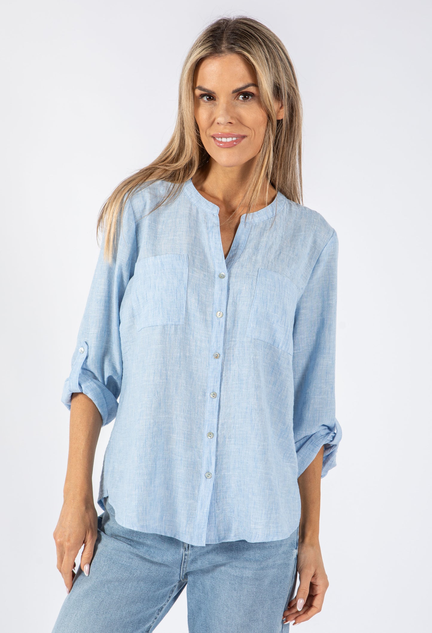 Linen Look Blouse