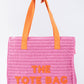 Contrast Tote Bag