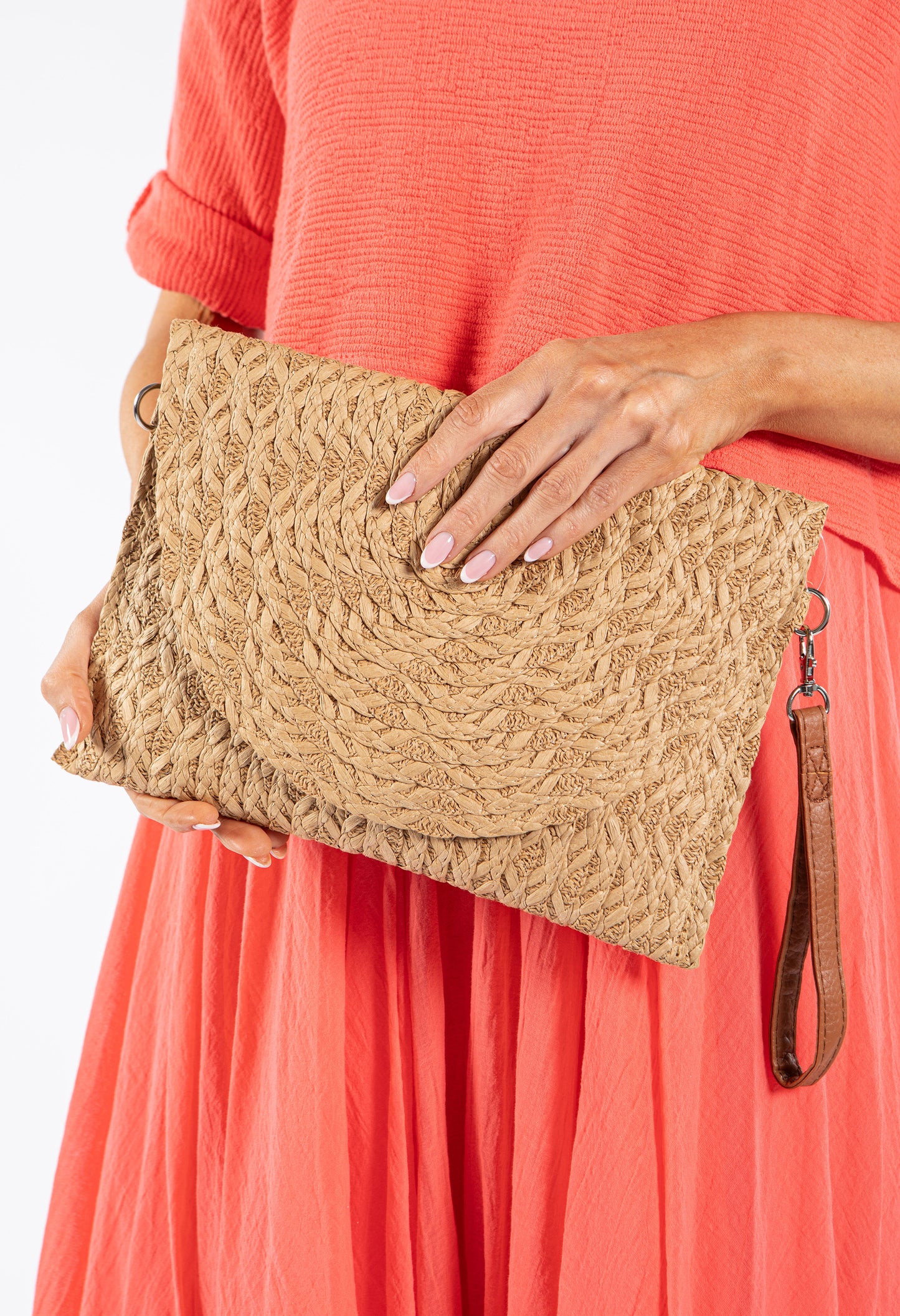 Woven Clutch Bag