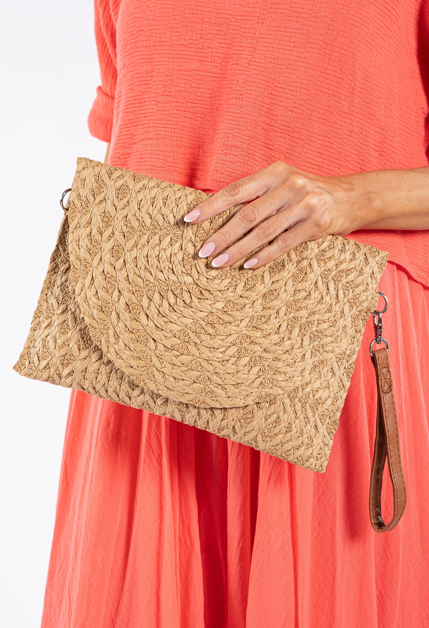 Woven Clutch Bag