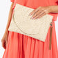 Woven Clutch Bag