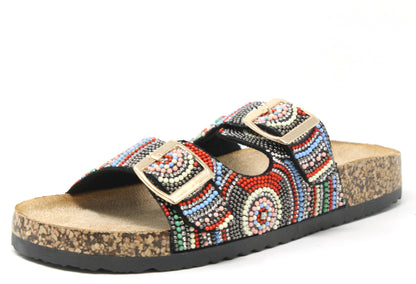 Beaded Slip On Sandal