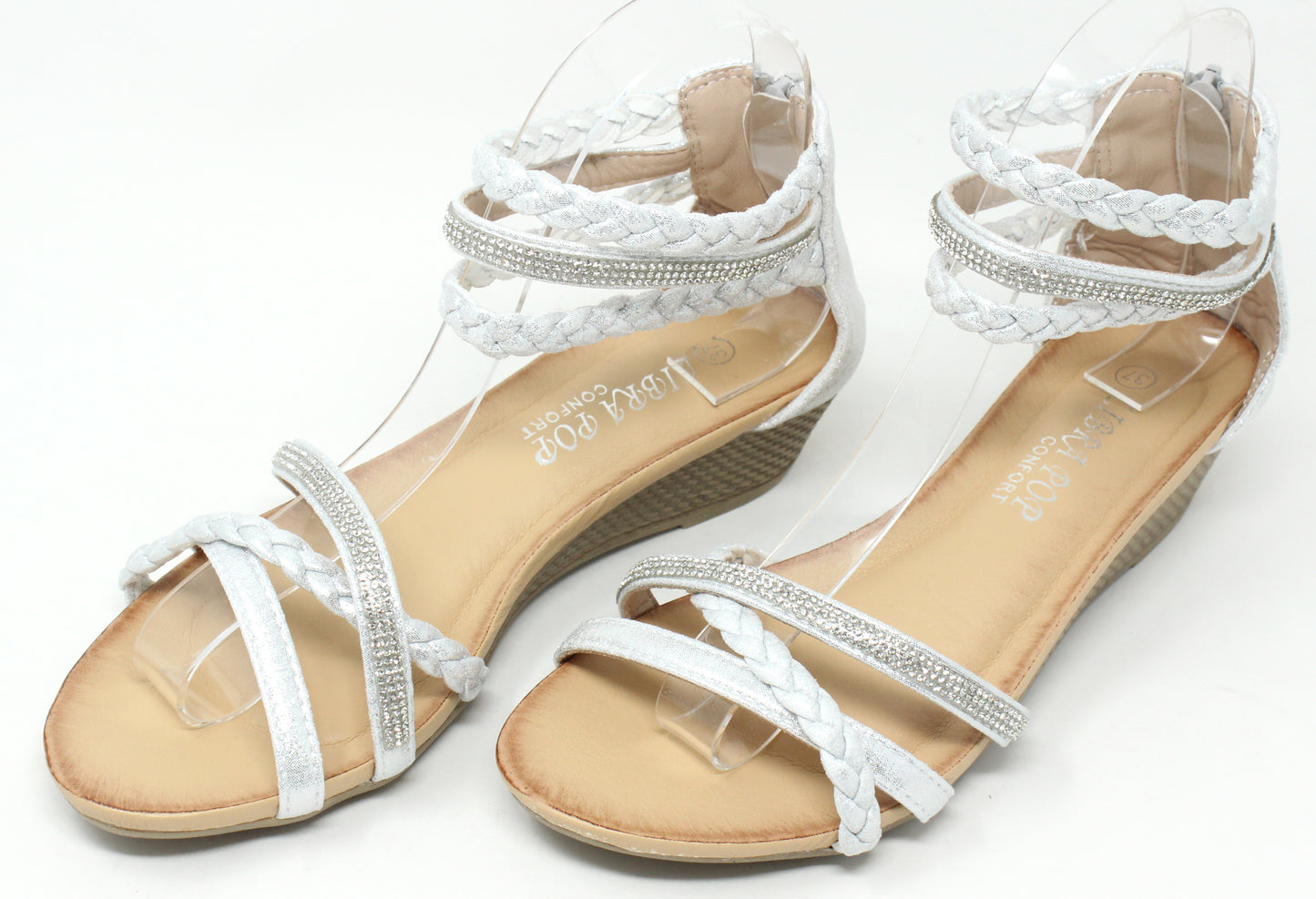 Triple Strap Wedge