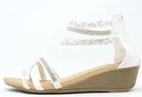 Triple Strap Wedge