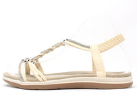 Diamante Twist Strap Sandal