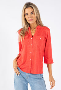 Soft Shirt Style Top