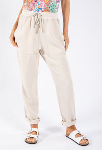 Soft Pull On Tencel Trouser