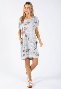 Floral T-Shirt Style Dress