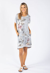 Floral T-Shirt Style Dress