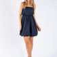 Strapless Balloon Hem Dress