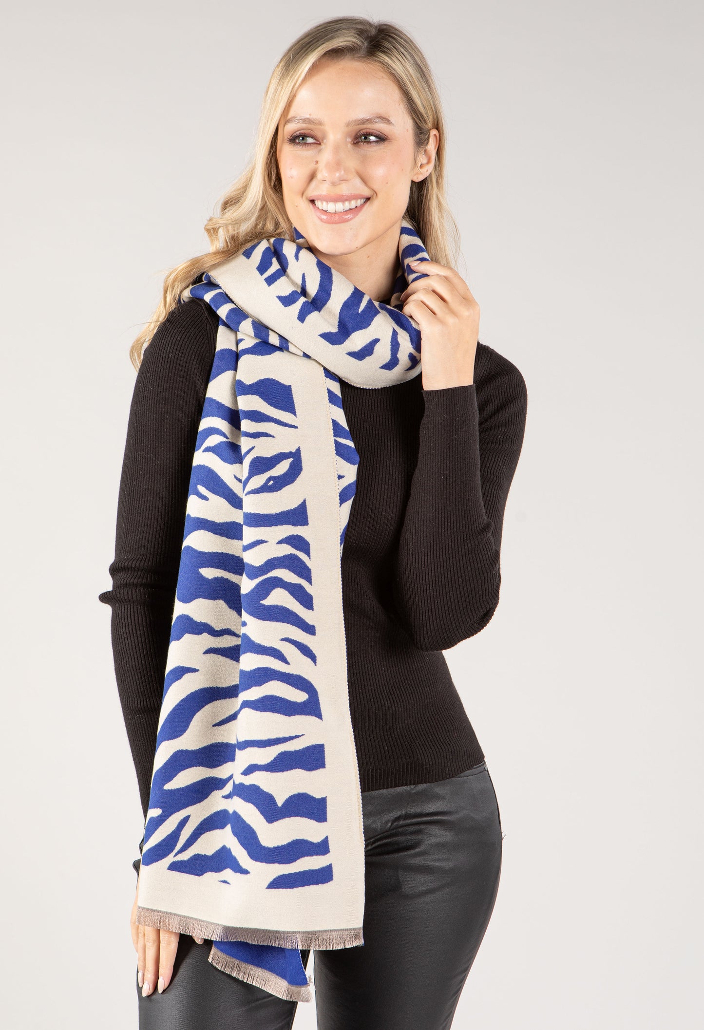 Zebra Print Scarf