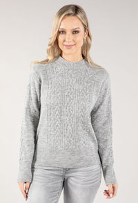 High Neck Cable Knit