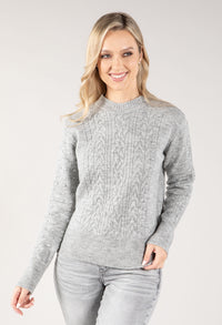 High Neck Cable Knit