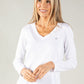 V Neck Long Sleeve Top