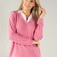 Two in One Super Soft V Neck Pullover