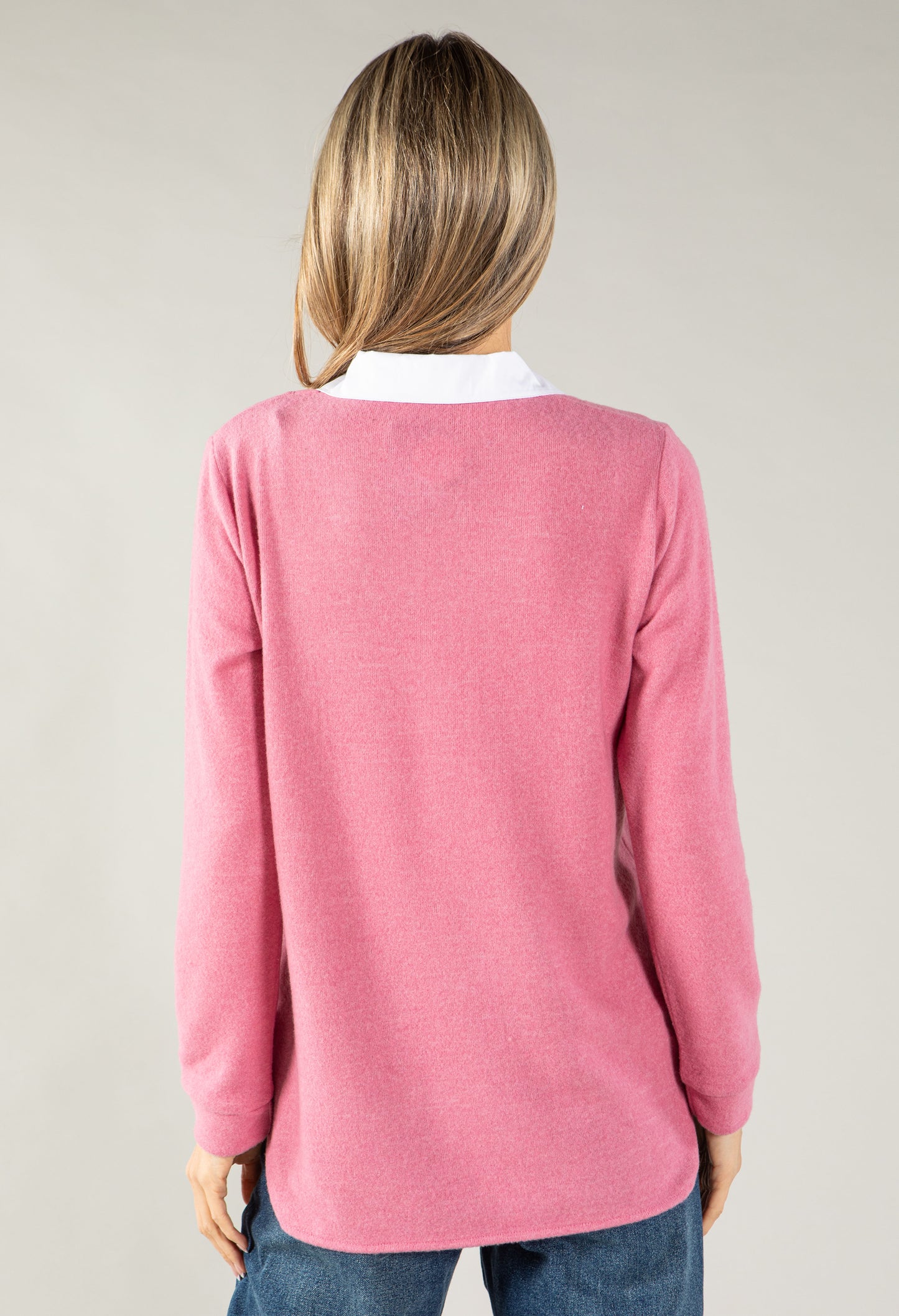 Two in One Super Soft V Neck Pullover