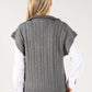 Cable Knit Sweater Vest