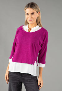 2 in 1 Look Knit Pullover