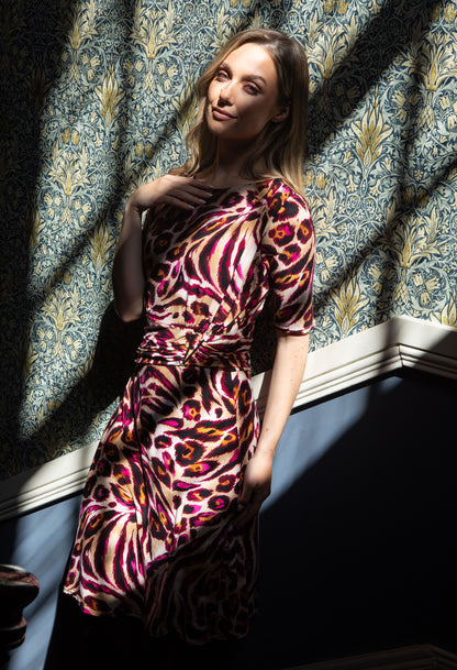 Leo Print Dress