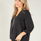 Diamante Detailed Neckline Top