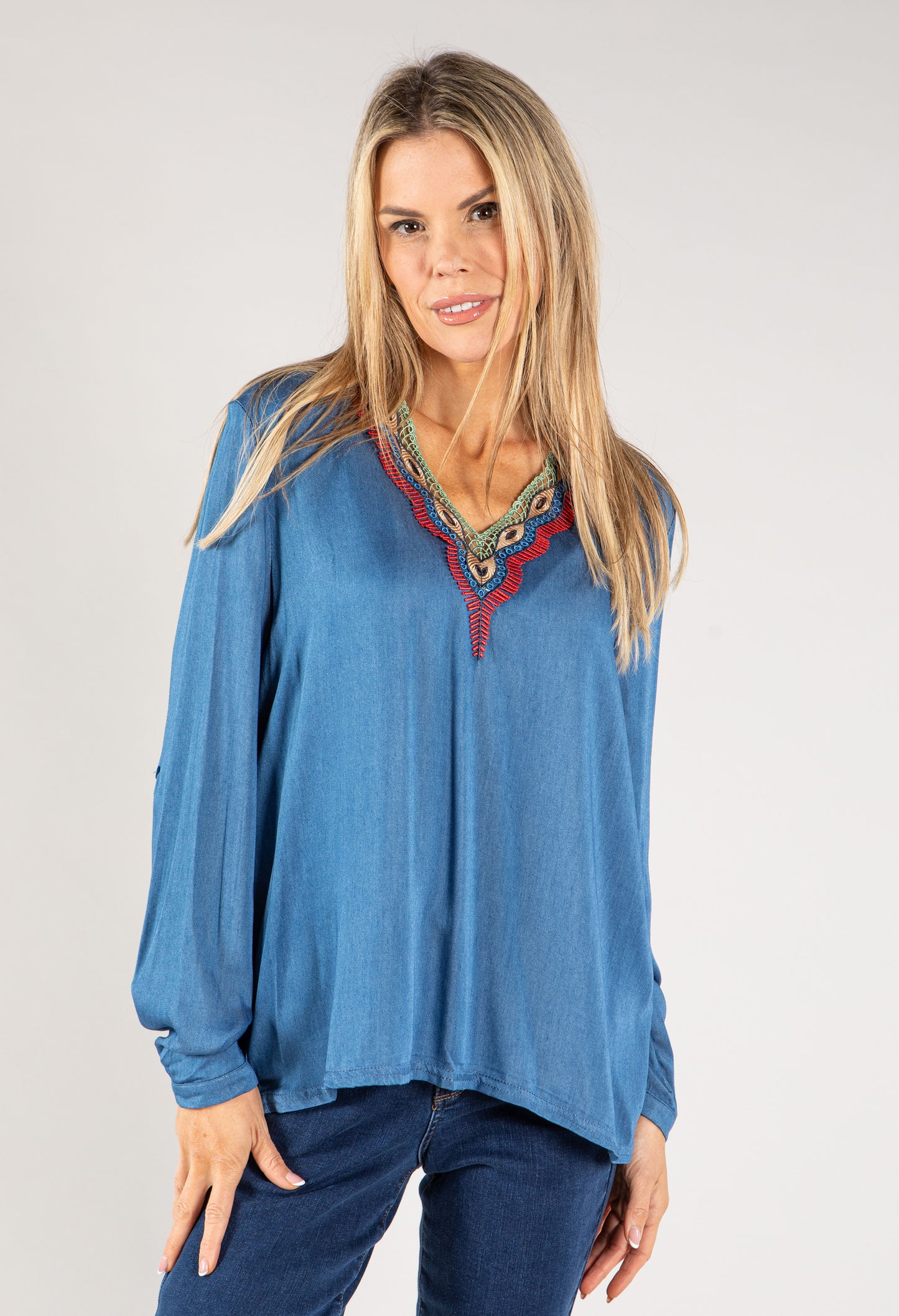 V-Neck Blouse