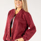 Suedette Bomber Jacket