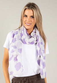 Cow Print Scarf