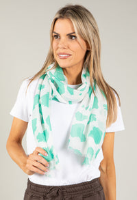 Cow Print Scarf