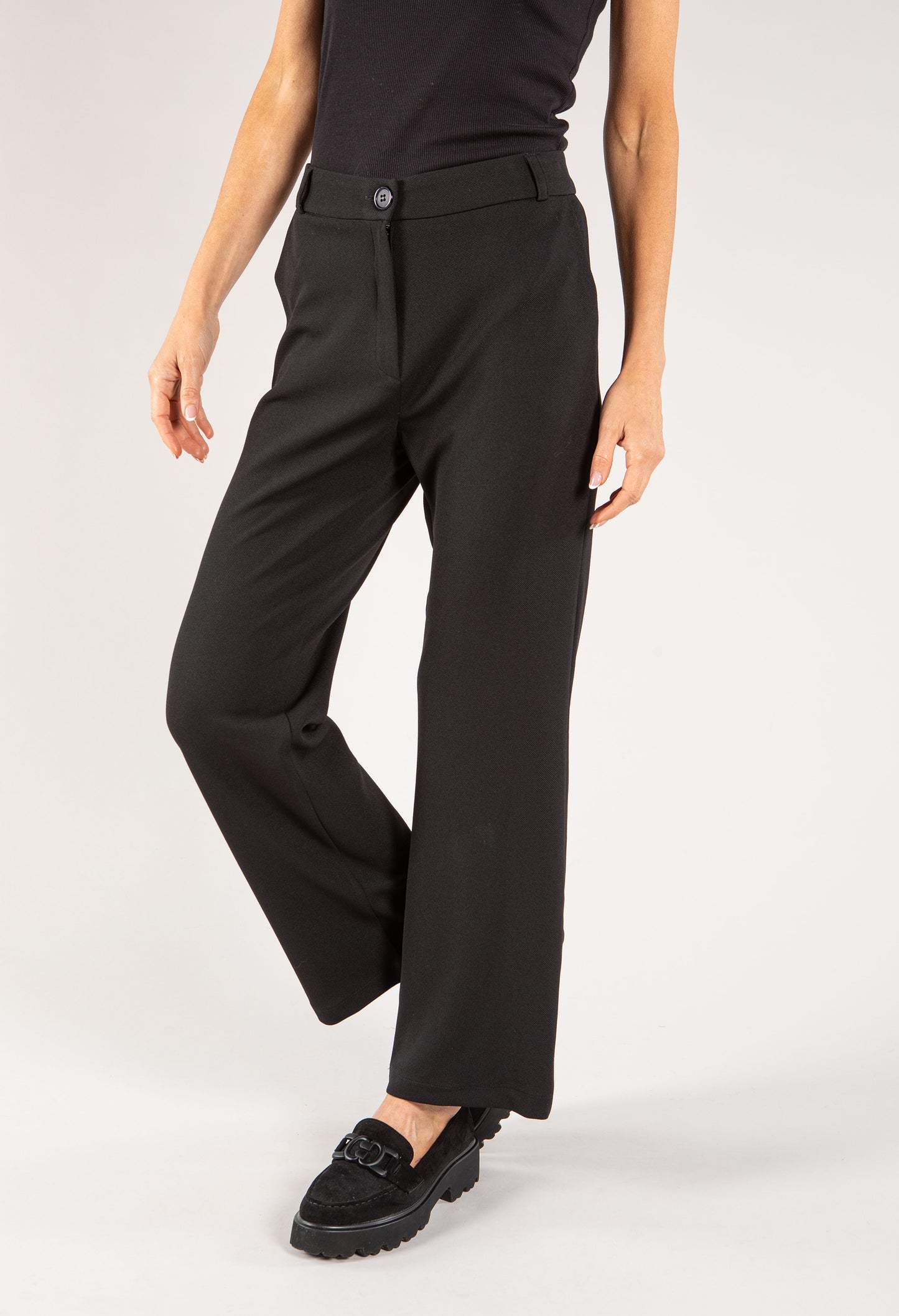 Wide Leg City Trouser