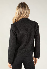 Boiled Wool Biker Jacket