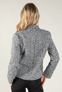 Boiled Wool Biker Jacket