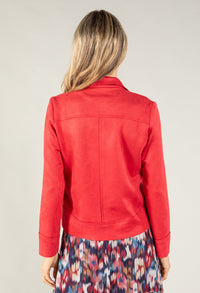 Suedette Biker Jacket