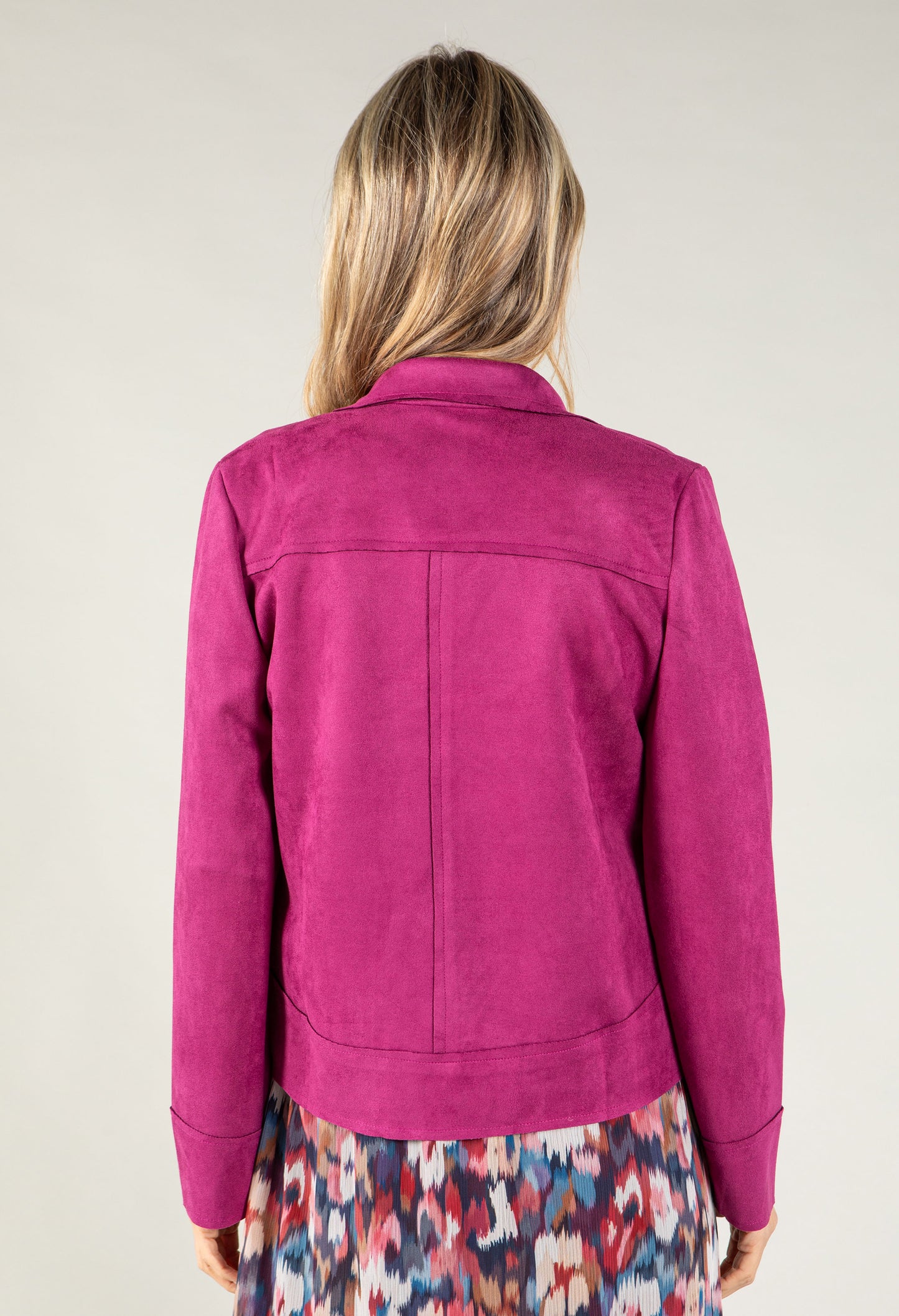 Suedette Biker Jacket