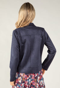 Suedette Biker Jacket