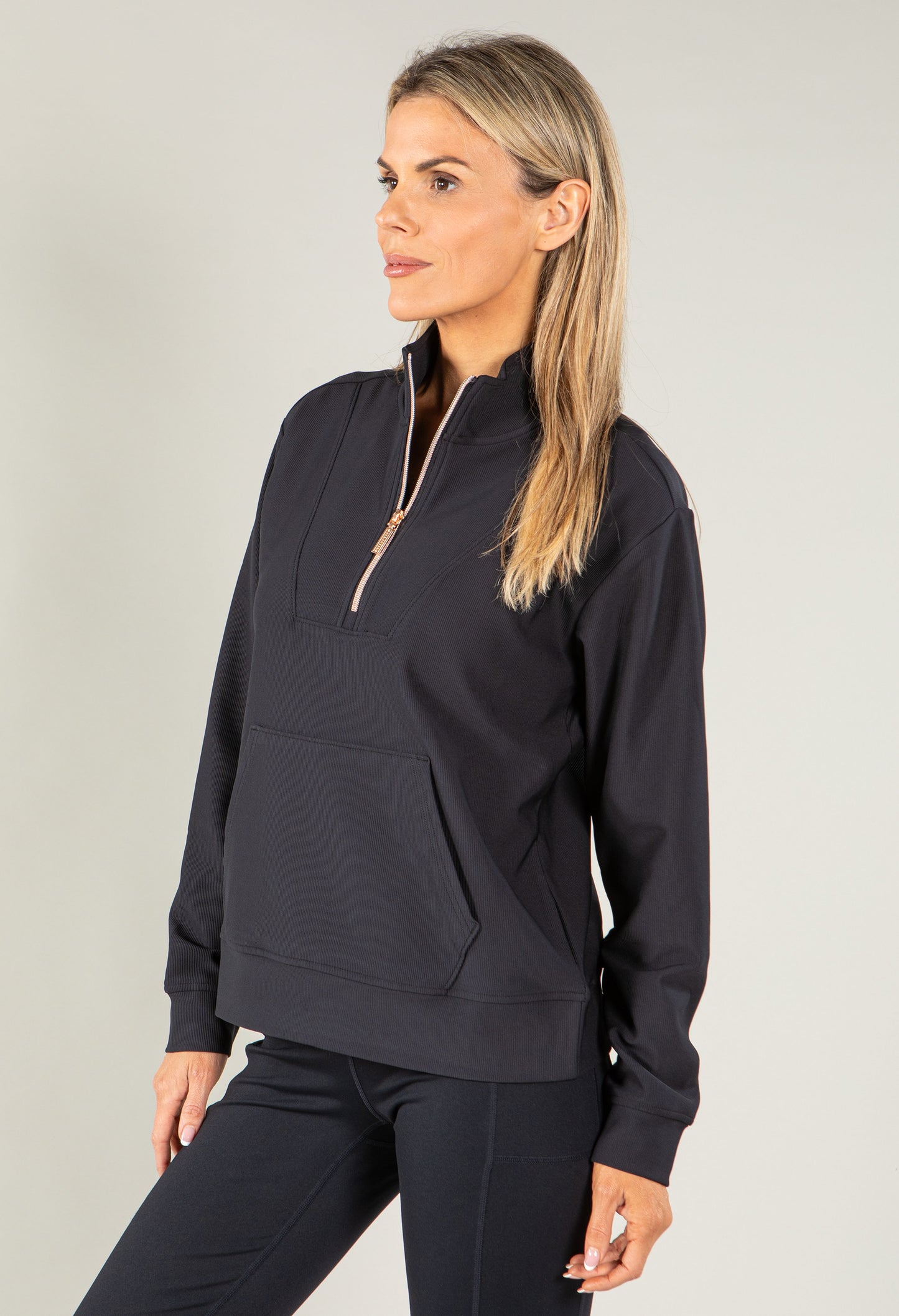 GO LUXE Rib 1/4 Zip