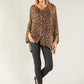 Leopard Print Silk Shirt