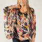 Colour Splash Waterfall Silk Top