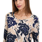 Floral 3/4 Sleeve Casual Top