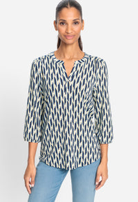 Geometric Print Top