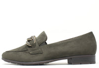 Faux Suede Chain Loafer