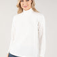 Textured High Neckline Top