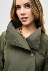 Memory Buttoned Cocoon Coat