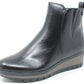 Leather Wedge Boot