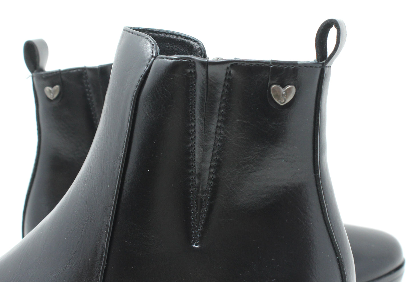 Leather Wedge Boot