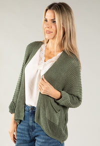 Chunky Knit Cardigan with Pockets